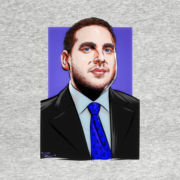 Jonah Hill - An illustration by Paul Cemmick by PLAYDIGITAL2020